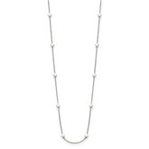 Chisel Stainless Steel Polished Stars on a 35 inch Cable Chain Necklace